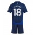 Maillot de foot Manchester United Casemiro #18 Extérieur vêtements enfant 2024-25 Manches Courtes (+ pantalon court)